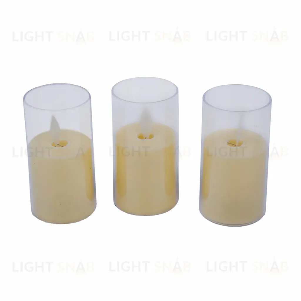 Фигурка светодиодная Свеча Uniel ULD-F064 WW CANDLE SET3 UL-00012456 ULD-F064 WW CANDLE SET3