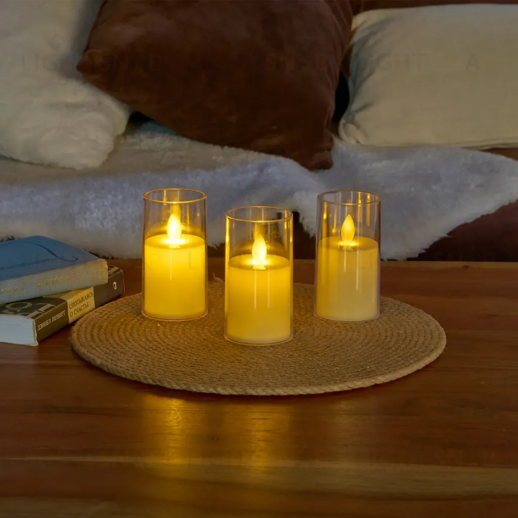 Фигурка светодиодная Свеча Uniel ULD-F064 WW CANDLE SET3 UL-00012456 ULD-F064 WW CANDLE SET3