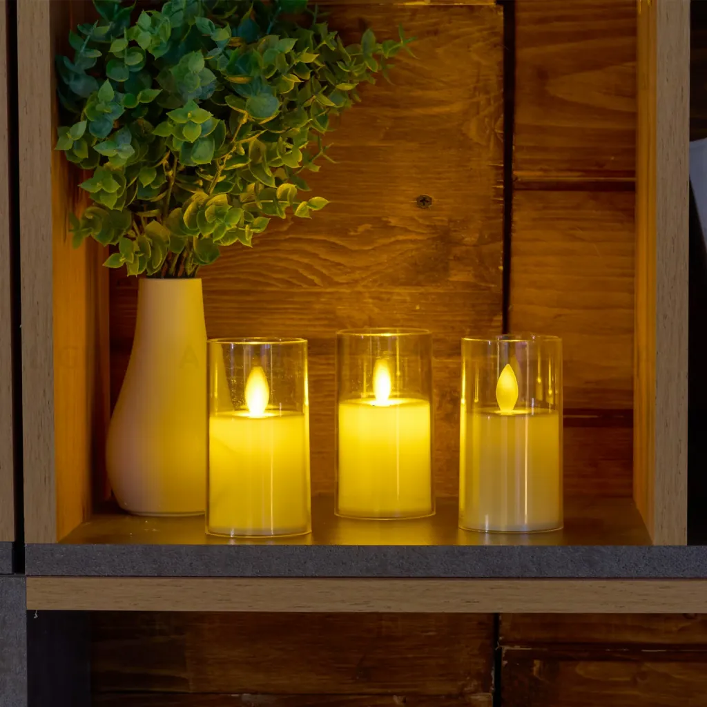 Фигурка светодиодная Свеча Uniel ULD-F064 WW CANDLE SET3 UL-00012456 ULD-F064 WW CANDLE SET3