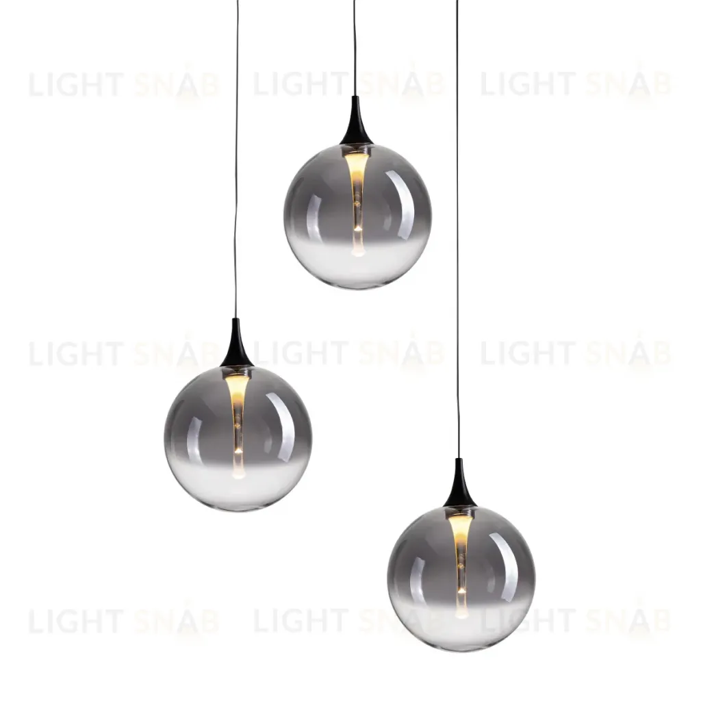 Подвесной светильник Delight Collection MD23001045H-3A black/smoky MD23001045H-3A black/smoky