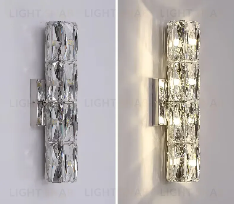 Настенный светильник Delight Collection Wall lamp A06W/4 silver/clear A06W/4 silver/clear