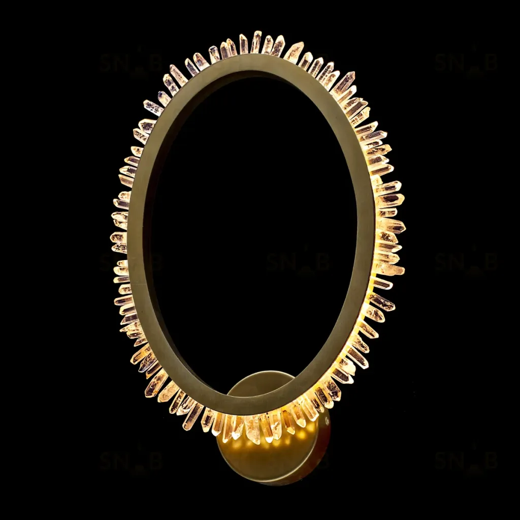 Настенный светильник Delight Collection Quartz Halo MB20020154-1A satin gold MB20020154-1A satin gold