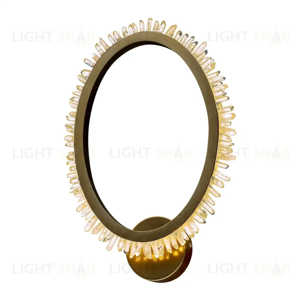 Настенный светильник Delight Collection Quartz Halo MB20020154-1A satin gold MB20020154-1A satin gold