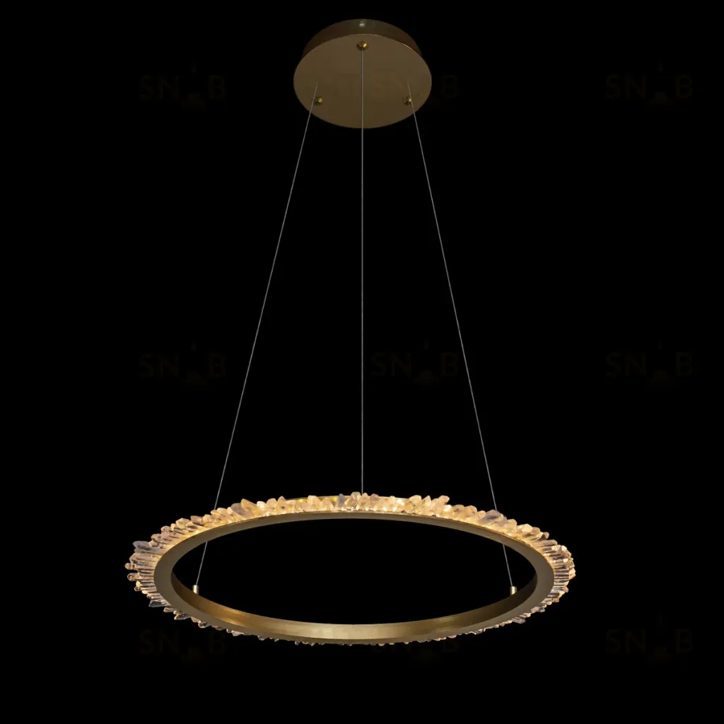 Подвесная люстра Delight Collection Quartz Halo MD20020154-1B satin gold MD20020154-1B satin gold