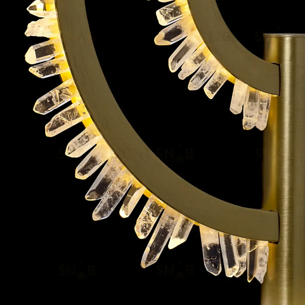 Настольная лампа Delight Collection Quartz Halo MT20020154-2A satin gold MT20020154-2A satin gold