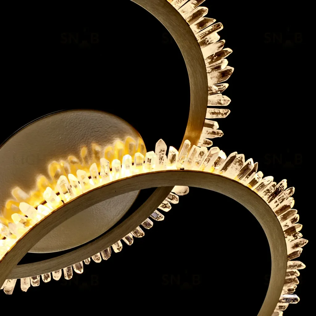 Потолочная люстра Delight Collection Quartz Halo MX20020154-2A satin gold MX20020154-2A satin gold