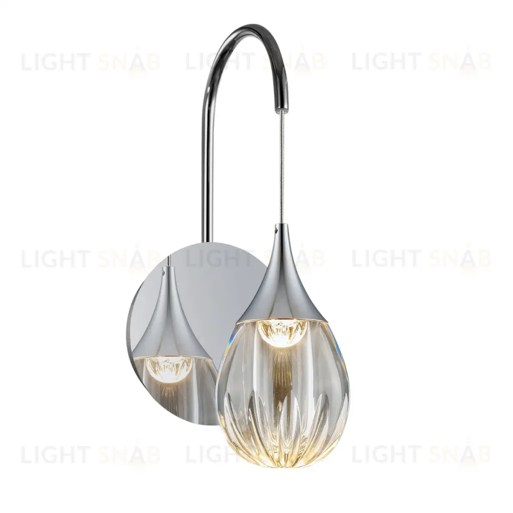 Бра Delight Collection Stilla MB24001004-1A chrome/clear MB24001004-1A chrome/clear
