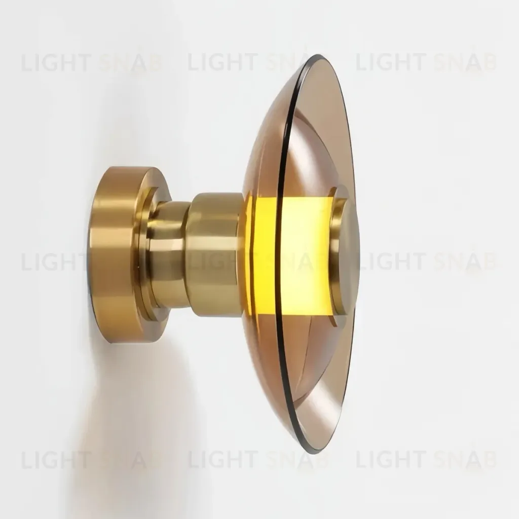 Настенно-потолочный светильник Delight Collection 8665W/S gold/amber 8665W/S gold/amber