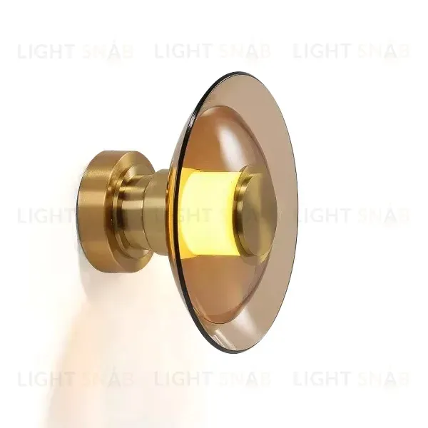 Настенно-потолочный светильник Delight Collection 8665W/S gold/amber 8665W/S gold/amber