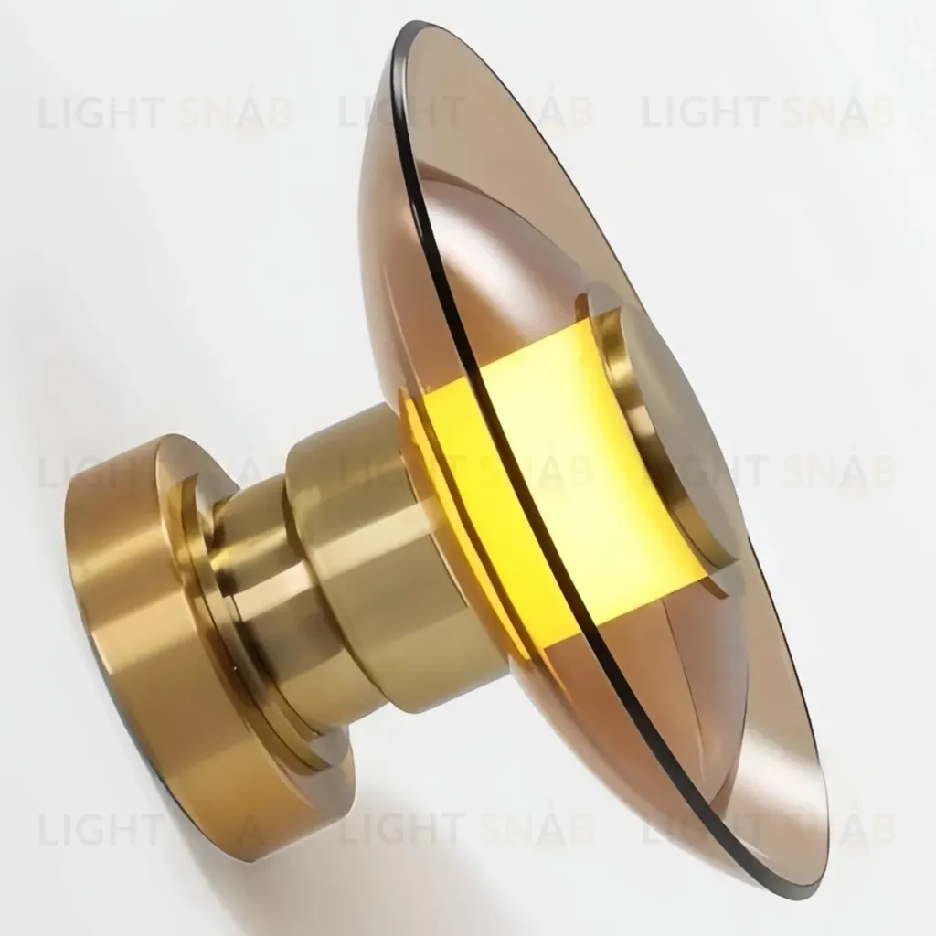 Настенно-потолочный светильник Delight Collection 8665W/S gold/amber 8665W/S gold/amber