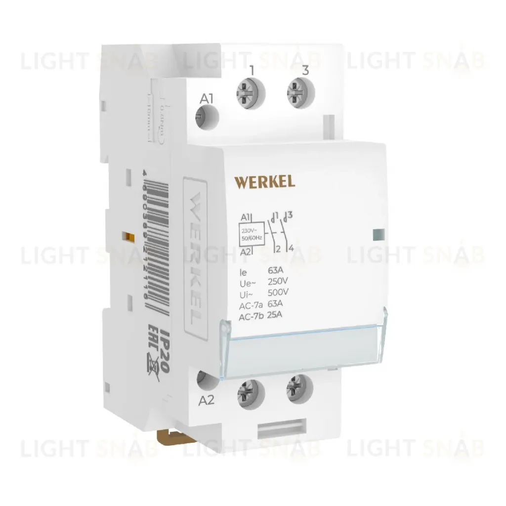 Контактор модульный Werkel W942M63O 4690389212116 a069476 4690389212116