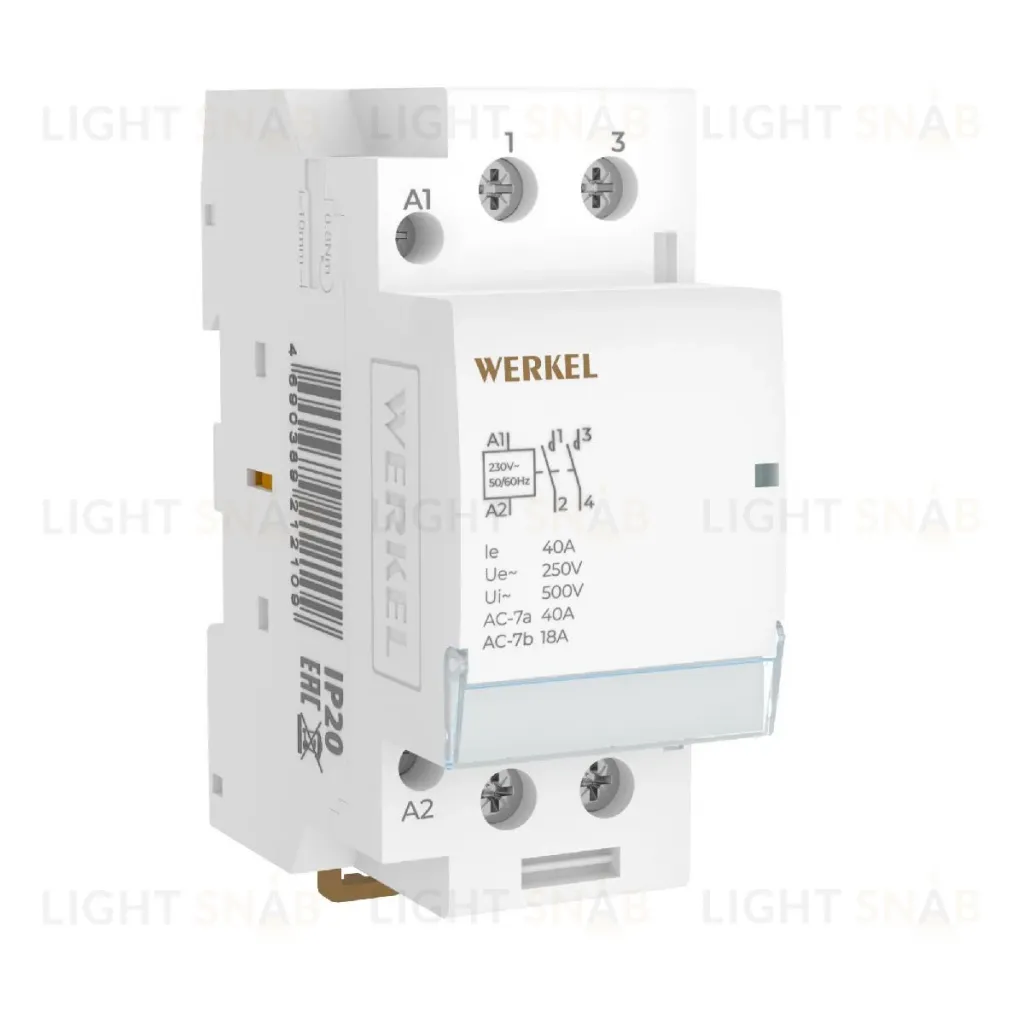 Контактор модульный Werkel W942M40O 4690389212109 a069475 4690389212109