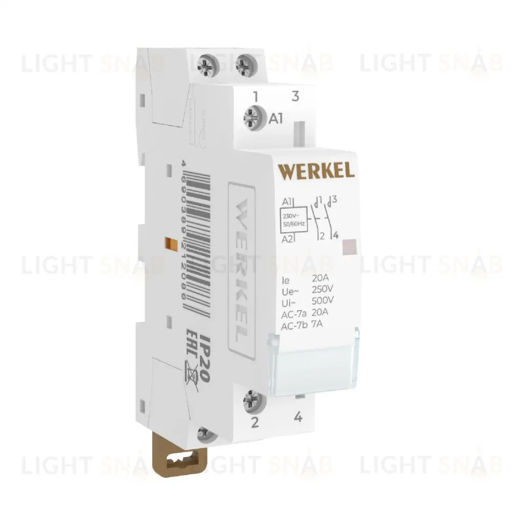 Контактор модульный Werkel W941M20O 4690389212086 a069473 4690389212086