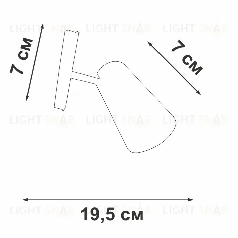 Трековый магнитный светильник Vitaluce VT0200059-01 VT0200059-01