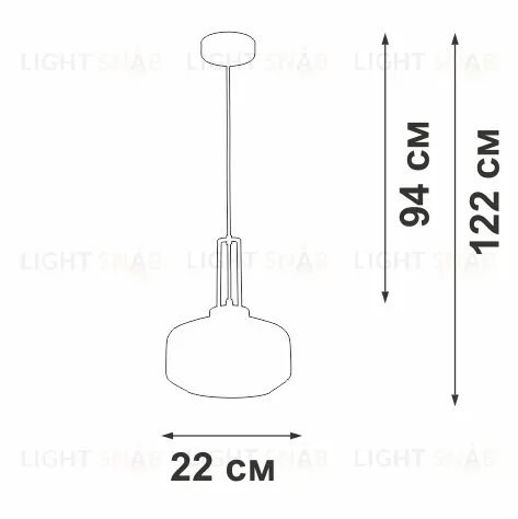 Подвесной светильник Vitaluce V2053-1/1S V2053-1/1S