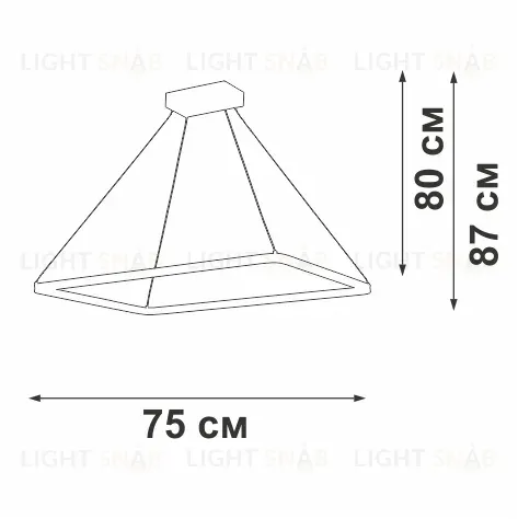 Подвесной светильник Vitaluce V2506DT-1/1S V2506DT-1/1S