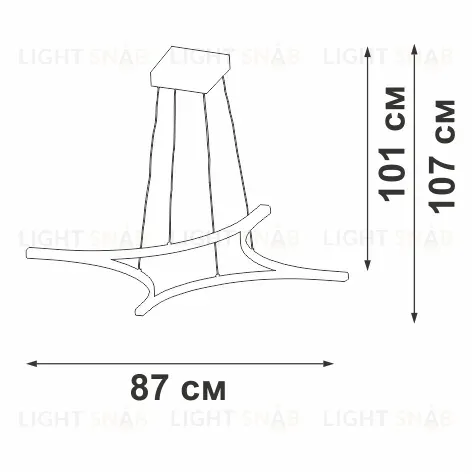 Подвесной светильник Vitaluce V2511DT-0/4S V2511DT-0/4S