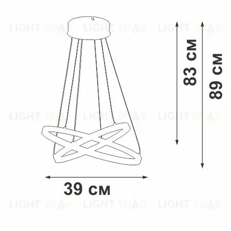 Подвесной светильник Vitaluce V2515DT-1/2S V2515DT-1/2S