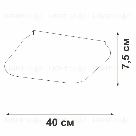 Потолочный светильник Vitaluce V2541DT-0/1PL V2541DT-0/1PL