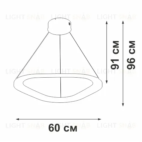 Подвесной светильник Vitaluce V2692-1/1S V2692-1/1S