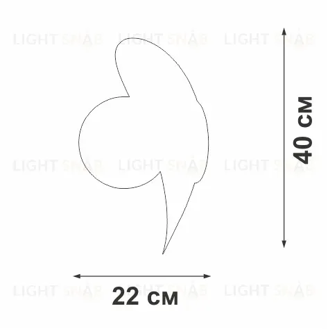 Настенный светильник Vitaluce V2731-8/1A V2731-8/1A