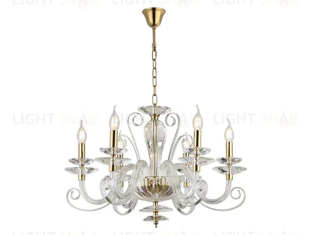 Подвесная люстра Newport Annabelle 8576/C gold polished М0070810 8576/C gold polished