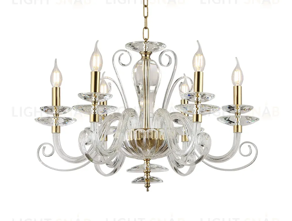 Подвесная люстра Newport Annabelle 8576/C gold polished М0070810 8576/C gold polished