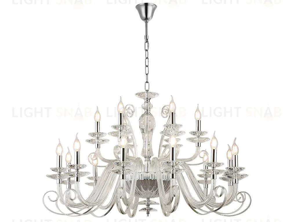Подвесная люстра Newport Annabelle 8576+12/C chrome М0070815 8576+12/C chrome