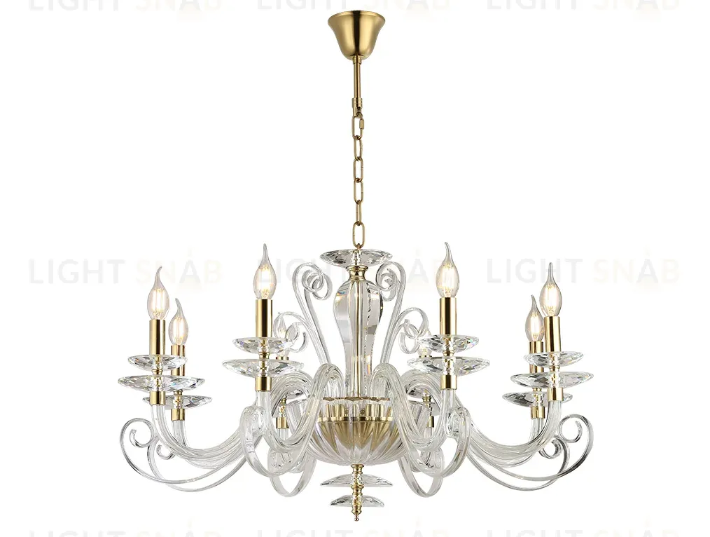 Подвесная люстра Newport Annabelle 8578/C gold polished М0070812 8578/C gold polished