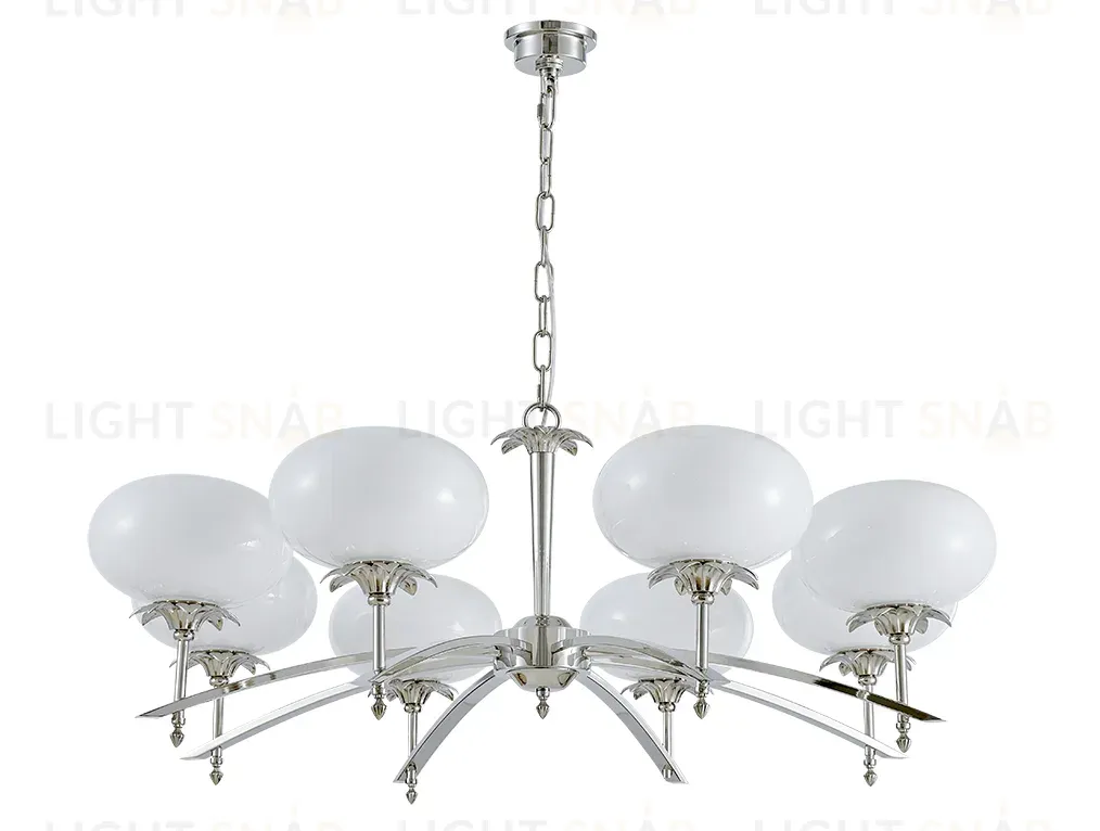 Подвесная люстра Newport Domenica 4658/C nickel М0070847 4658/C nickel