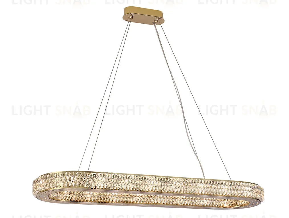 Подвесная люстра Newport Melody 8560/100 C oval gold polished М0070796 8560/100 C oval gold polished