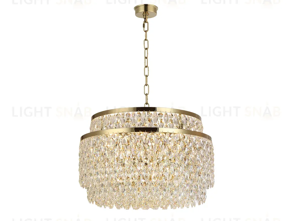 Подвесная люстра Newport Tiffany 8530/60 C gold polished М0070715 8530/60 C gold polished