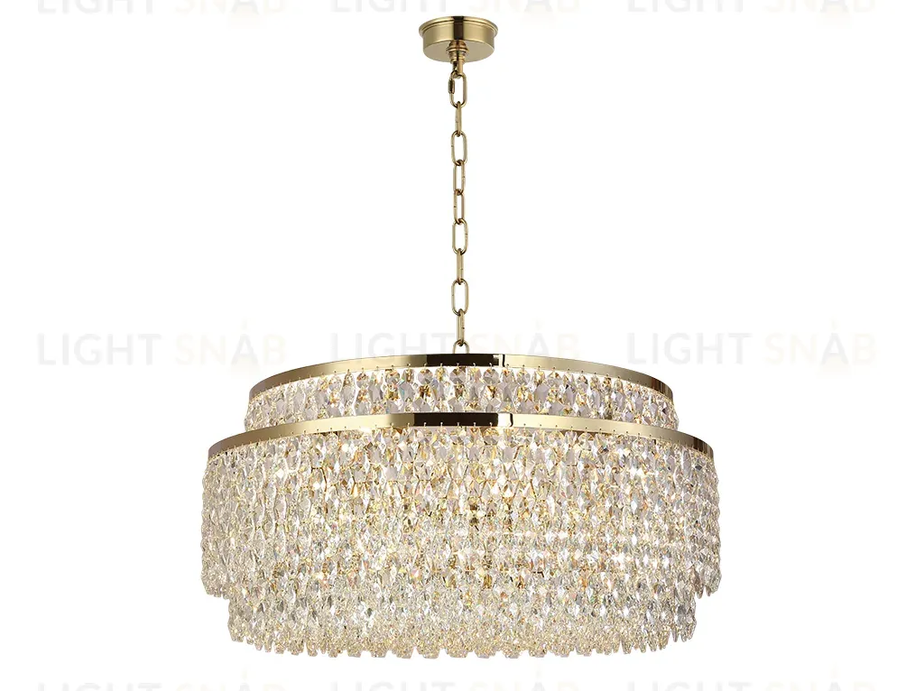 Подвесная люстра Newport Tiffany 8530/80 C gold polished М0070716 8530/80 C gold polished