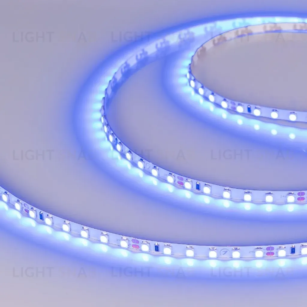 Светодиодная лента Arlight RT-A120-5mm 24V Blue (9.6 W/m, IP20, 2835, 5m) 015660(3) 015660(3)