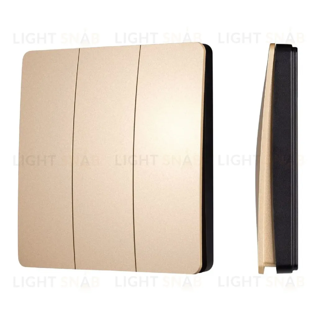 Кнопочная панель Arlight KINETIC-801-22-3G-WP-SUF Gold (No battery, IP67, 433Mhz) 051677 051677
