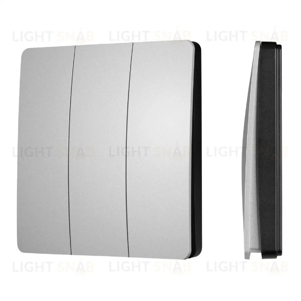 Кнопочная панель Arlight KINETIC-801-22-3G-WP-SUF Silver (No battery, IP67, 433Mhz) 051683 051683