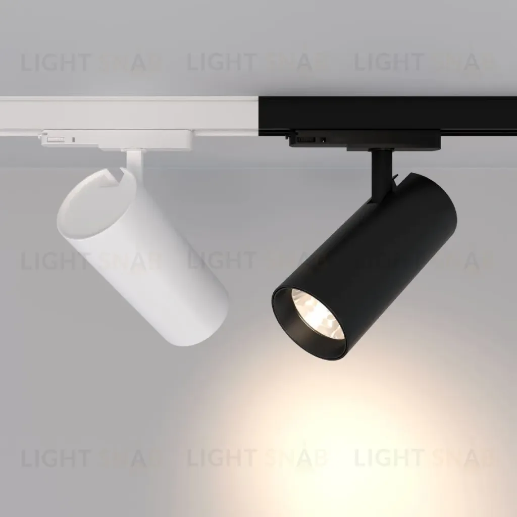 Трековый трехфазный светильник Arlight LGD-GERA-4TR-R90-30W Warm3000 (BK, 55 deg, 230V) 055185 055185