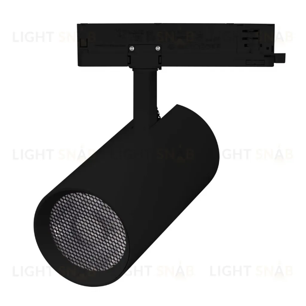 Трековый трехфазный светильник Arlight LGD-GERA-4TR-R90-40W Warm3000 (BK, 36 deg, 230V) 055164 055164