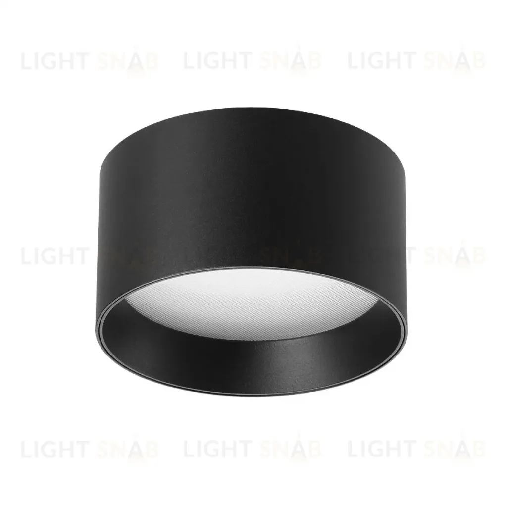 Накладной светильник Arlight SP-BISCOTTO-R90-8W Warm3300-MIX (BK, 80 deg, 230V) 054911 054911