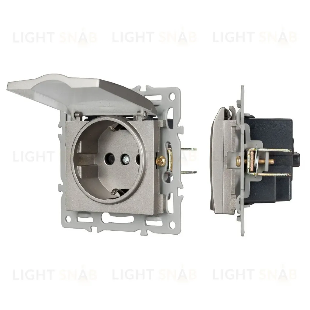 Механизм розетки влагозащищенный Arlight SCT-MCP-PL-GR (250V, 16A) 043747 043747