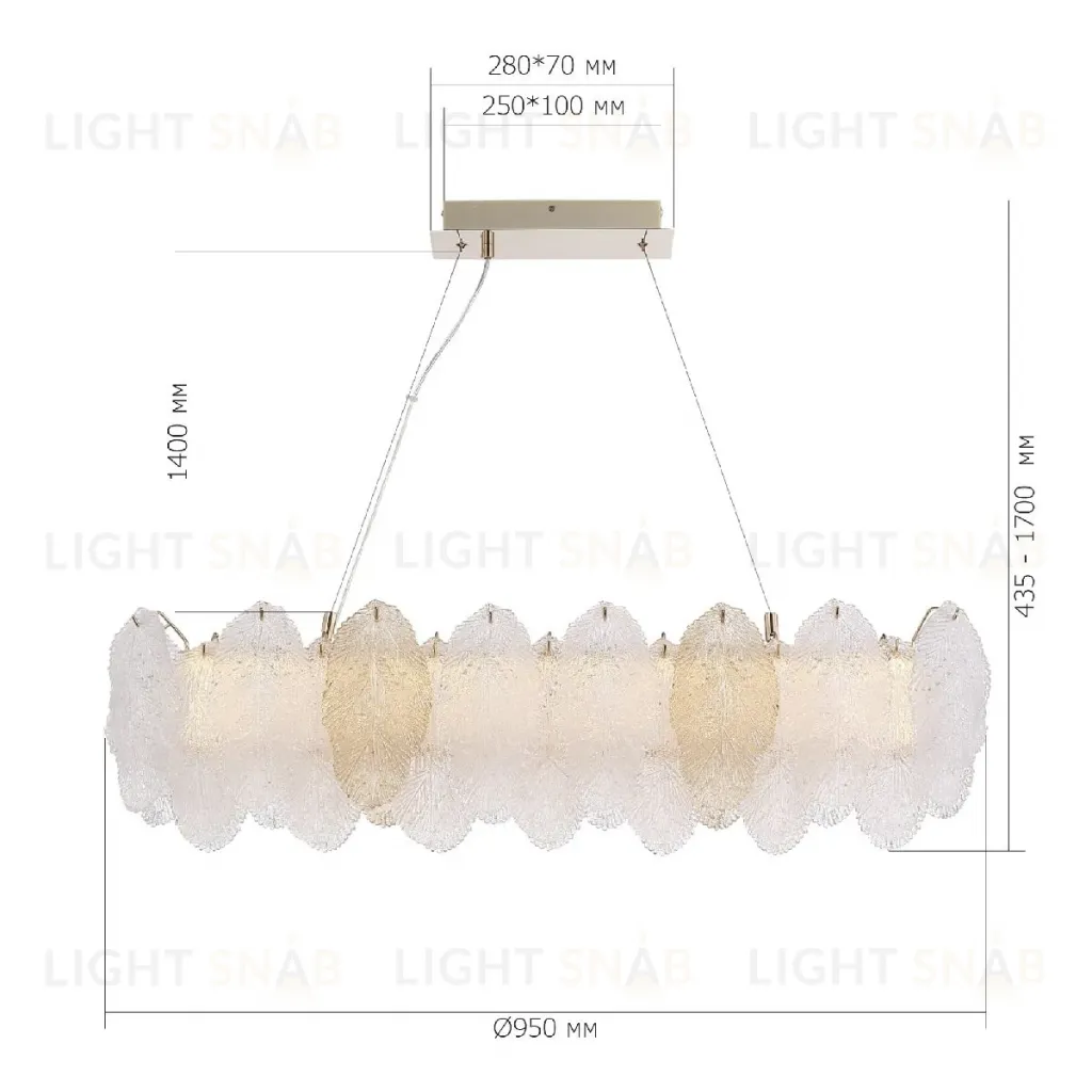 Подвесная люстра ST Luce Lightsome SL6135.233.01 SL6135.233.01