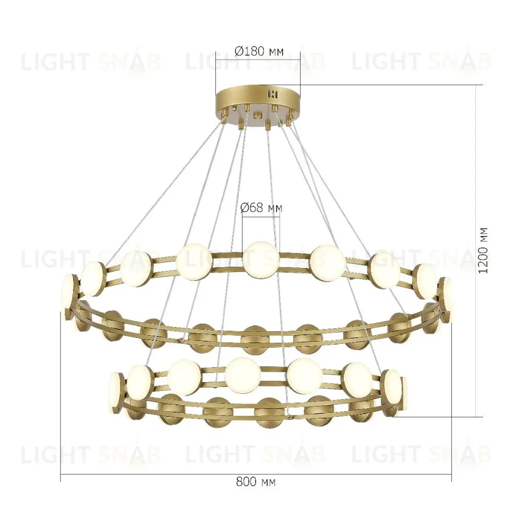 Подвесная люстра ST Luce Monro SL6610.203.36 SL6610.203.36