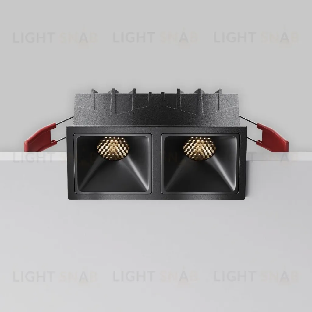 Встраиваемый светильник Maytoni Alfa Led Downlight DL043-02-10W3K-SQ-B-1 DL043-02-10W3K-SQ-B-1