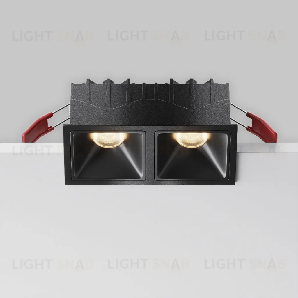 Встраиваемый светильник Maytoni Alfa Led Downlight DL043-02-10W3K-SQ-B-1 DL043-02-10W3K-SQ-B-1