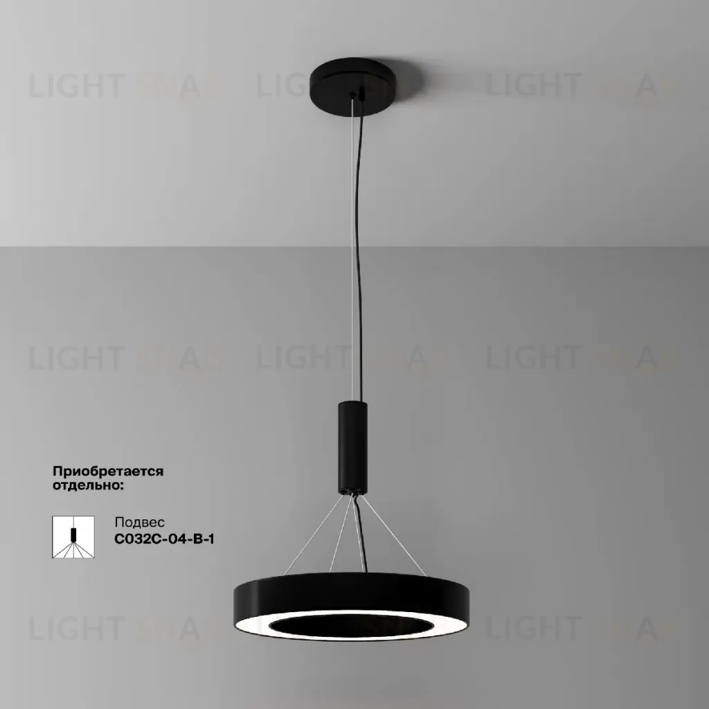 Потолочный светильник Maytoni Lua C093CL-36W4K-B C093CL-36W4K-B