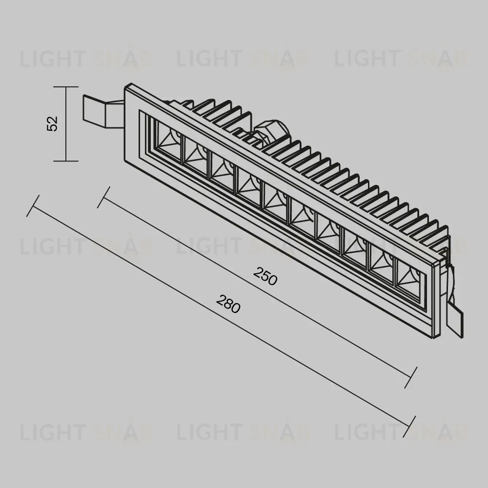 Уличный встраиваемый светильник Maytoni Ghost O488DL-L12GF4K O488DL-L12GF4K