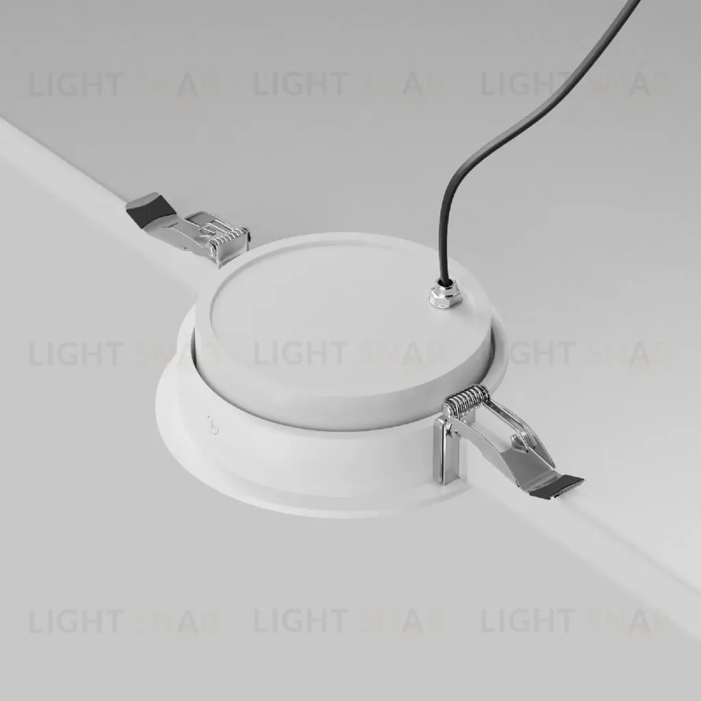 Встраиваемый светильник Maytoni Lens DL105-12W4K-W DL105-12W4K-W