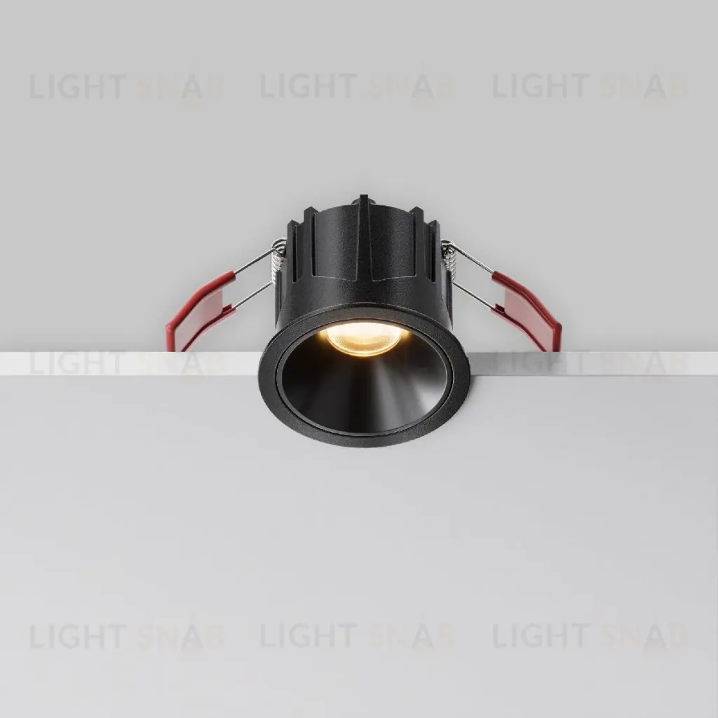 Встраиваемый светильник Maytoni Alfa LED DL043-01-10W2.7K-RD-B DL043-01-10W2.7K-RD-B