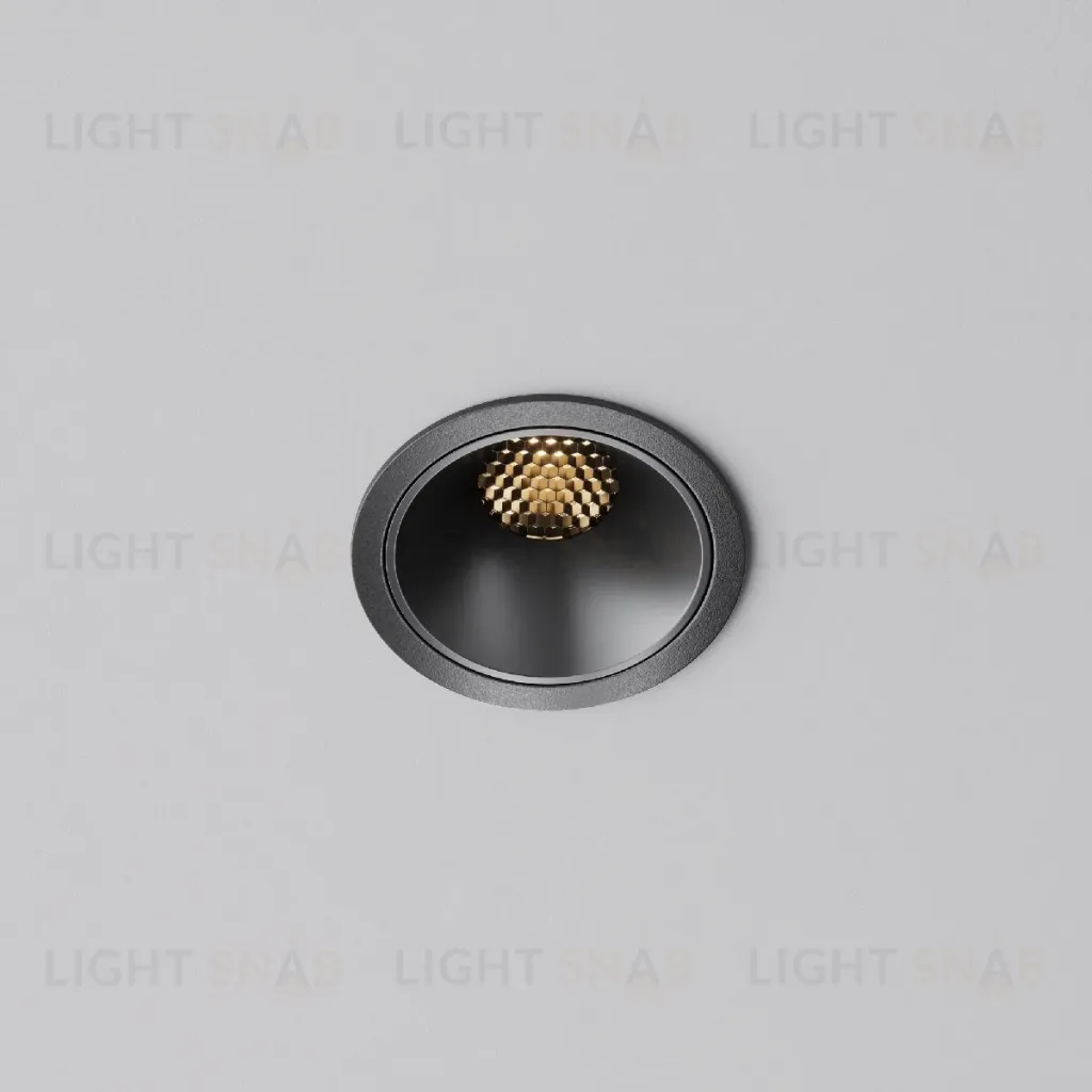Встраиваемый светильник Maytoni Alfa LED DL043-01-10W2.7K-RD-B DL043-01-10W2.7K-RD-B