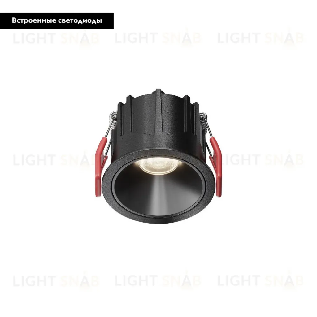 Встраиваемый светильник Maytoni Alfa LED DL043-01-10W4K-RD-B-1 DL043-01-10W4K-RD-B-1